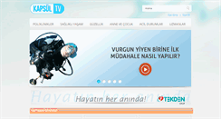 Desktop Screenshot of kapsultv.com